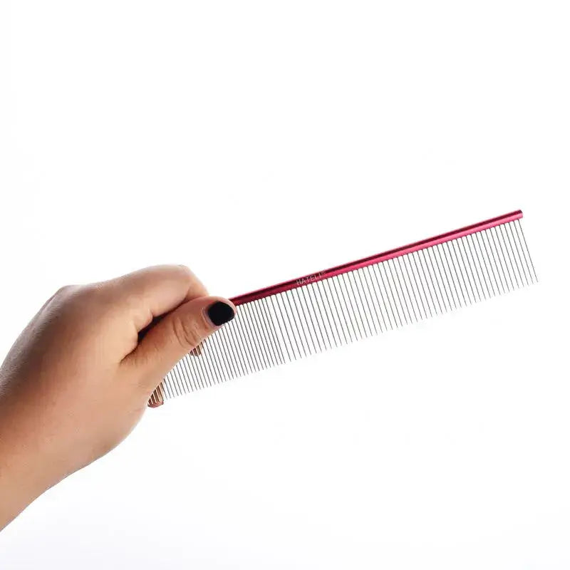 16/19/22cm Stainless Steel Pet Beauty Styling Comb Dog Grooming Combs Long Thick Hair Fur Removal Brush Pet Dog Grooming Combs