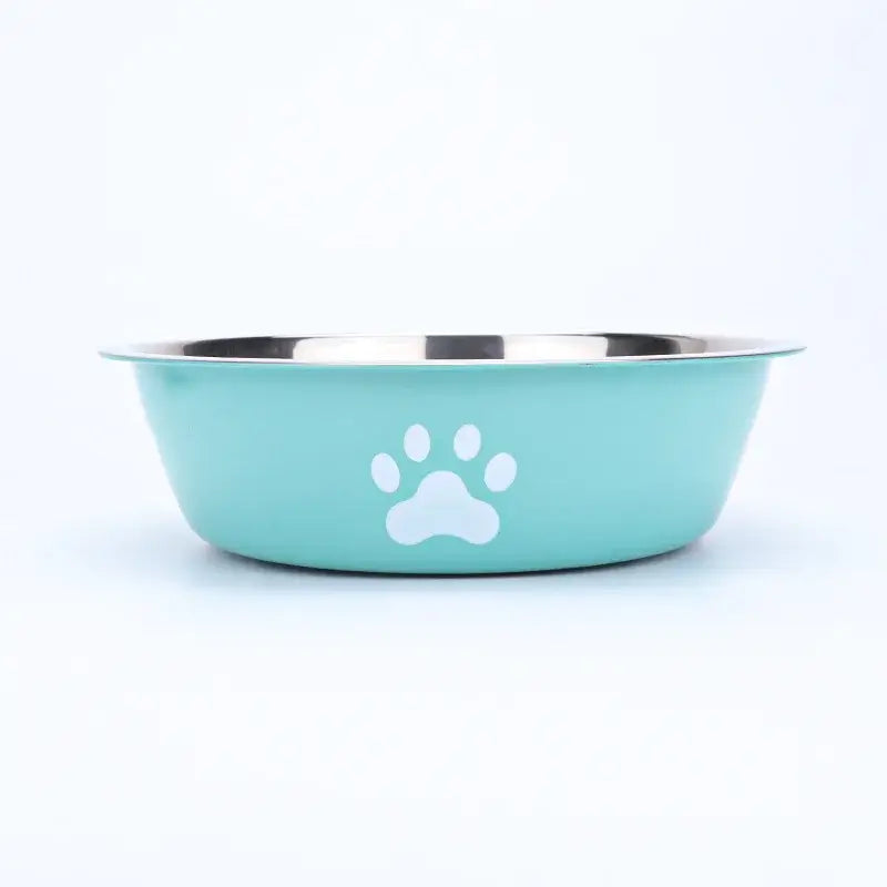 Dog bowl new pet bowl large capacity dog food bowl stainless steel anti-overturning household dog bowl pet supplies