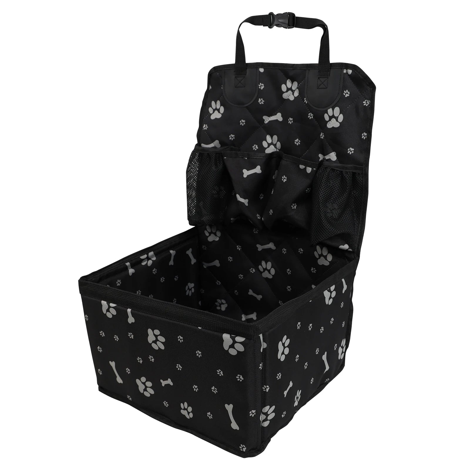 Portable Dog Car Booster Seat Carrier for Small Medium Dogs Safety Travel Pet Basket With Storage Front Seat Pet Carrier For Dog.