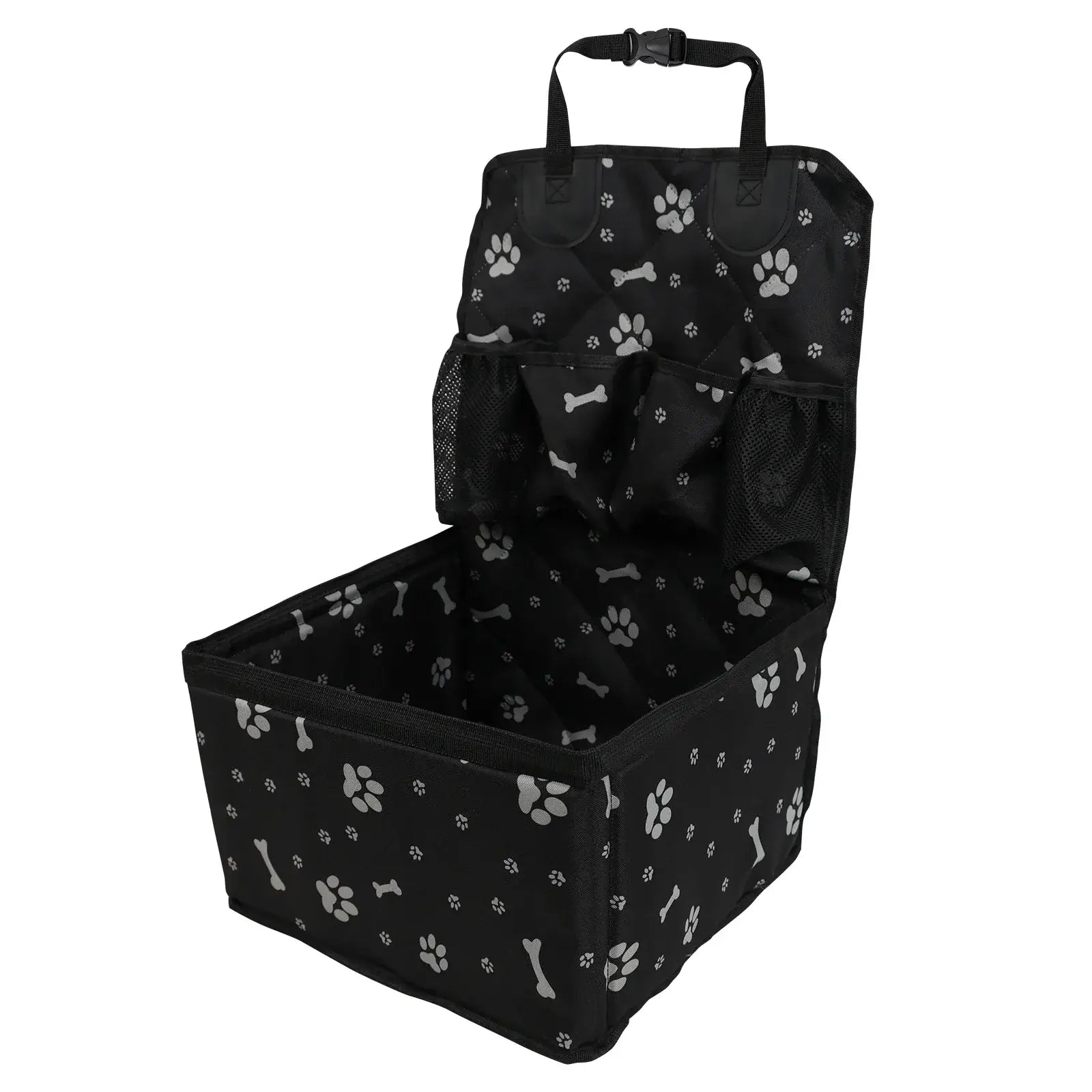 Portable Dog Car Booster Seat Carrier for Small Medium Dogs Safety Travel Pet Basket With Storage Front Seat Pet Carrier For Dog.