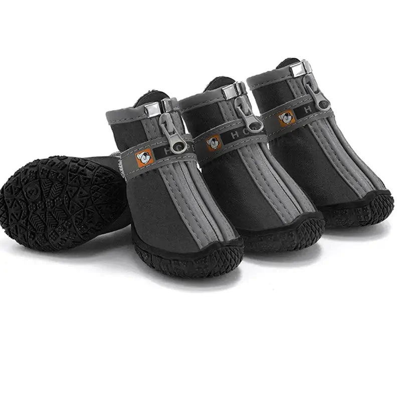 Dog Shoes Non-Slip Soles Thick Plush Protection Paw Pet Shoes Warm For Dog Non-Slip Dog Shoes Breathable Climbing Pets Booties