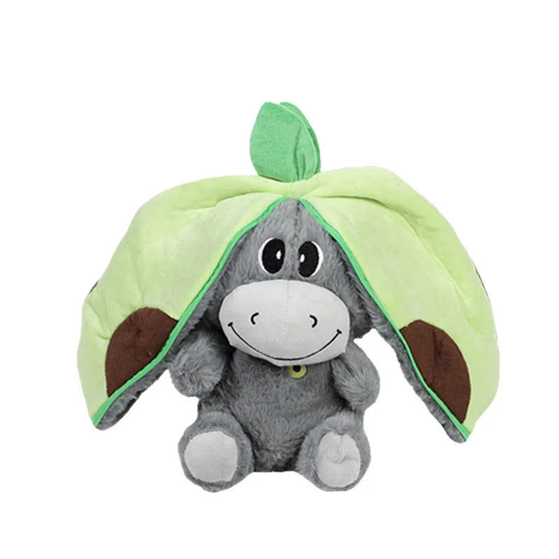 glowing stuffed animal sleep aid plush donkey toy with soothing breathing motion and cute bedtime comfort for kids