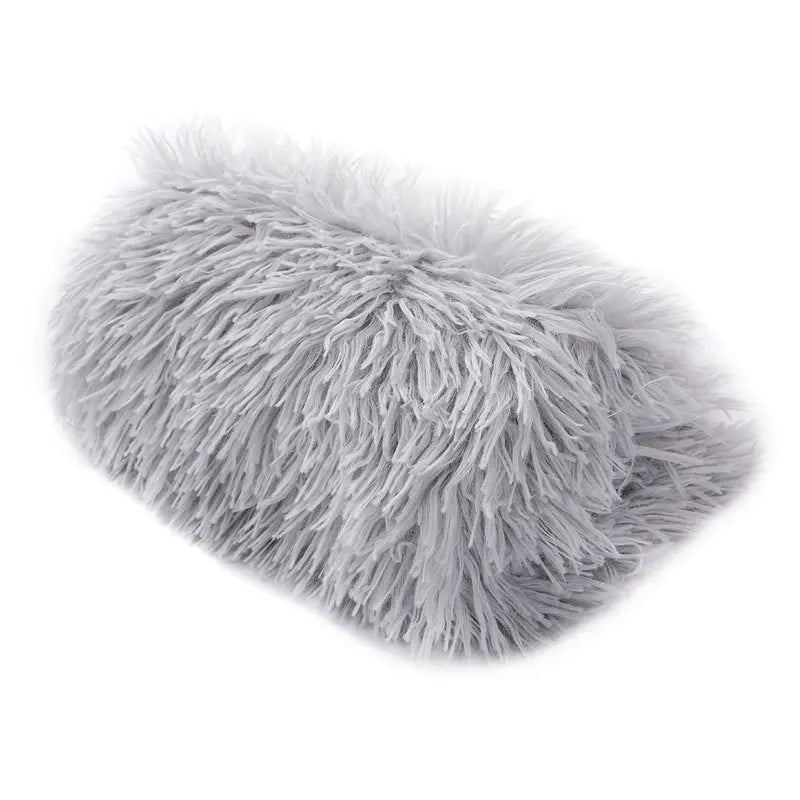 Soft Pet Blanket Mat Warm Dog Cat Sleeping Bed Mats Kennel Washable Long Plush Dogs Blankets Cover Winter Dog Supplies