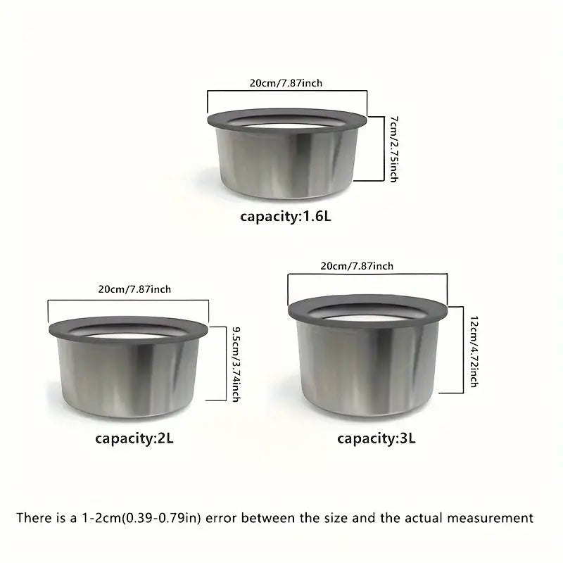Stainless Steel Dog Water Bowl with Floating Disk Design, Anti-Spill Non-Wet Mouth Pet Drinking Bowl, Slow Feeder Water Dogs