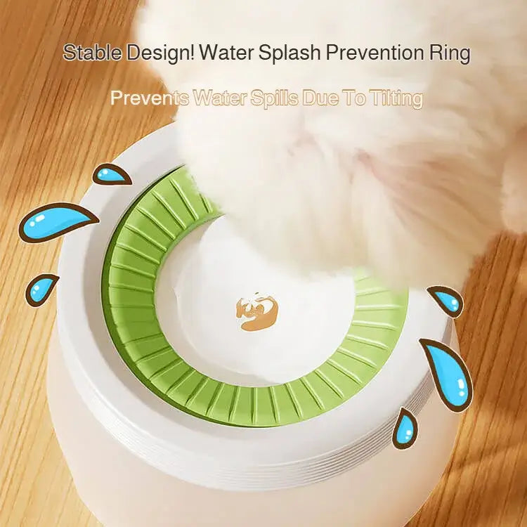 Dog Selected Suspended Drinking Fountain Neck Guard Water Bowl Floating Drinking Fountain Floating Non-Wet Mouth Water Bowl Pet with splash prevention.