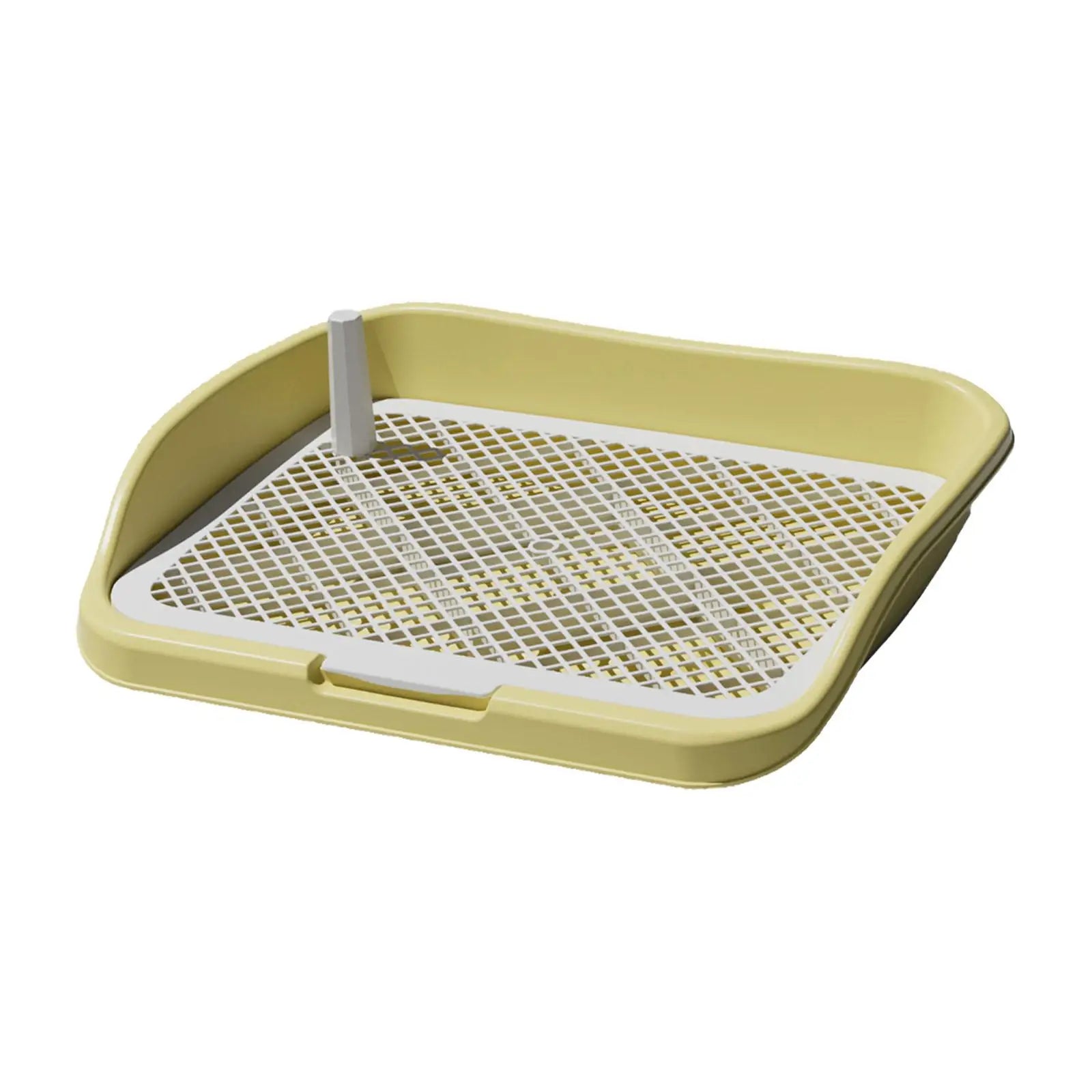 Pee Pad Holder Dog Toilet Open Top Entry Dog Litter Pan Reusable Dog Potty Tray Training Pad for Garden Household Porch Bunny.