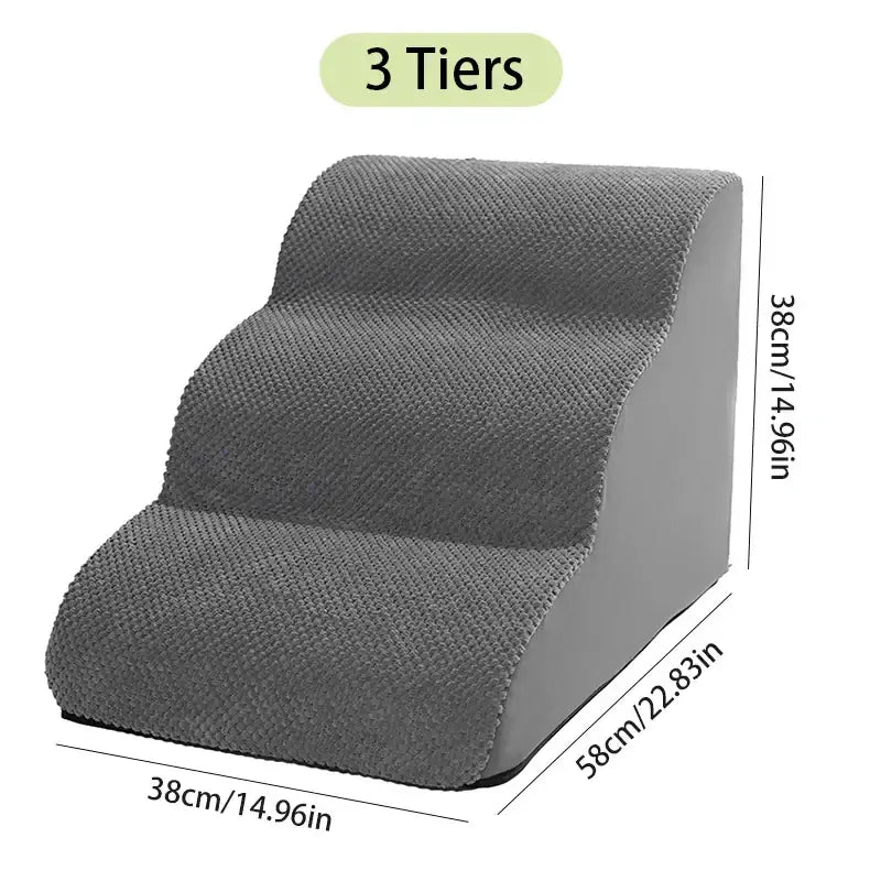 Dogs Stairs Pet 2/3 Steps Stairs for Small Dog Old Dog Ramp Ladder Anti-slip High Bed Removable Dogs Climbing Stair Ramp Stair