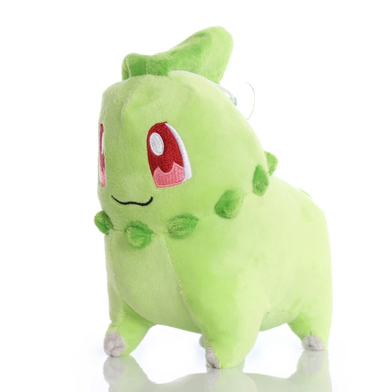Pokemon plush doll Bulbasaur stuffed toy, cute green Pokemon anime plush for kids, gifts, and collection