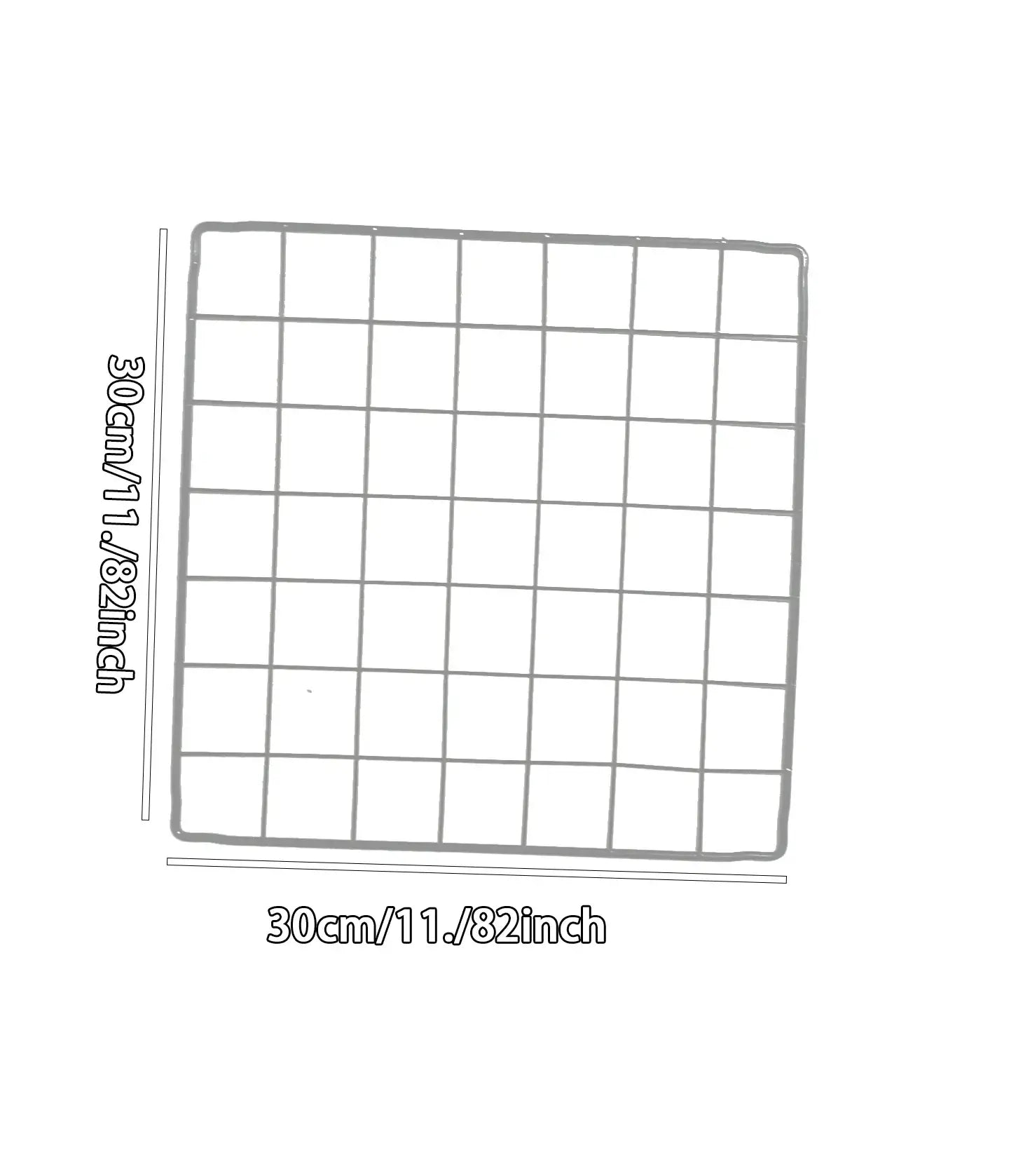 Puppy Fence for Home Indoor Use, Anti-Escape Corgi Dog Fence, Puppy Training Isolation Net dimensions showing 30cm by 30cm.