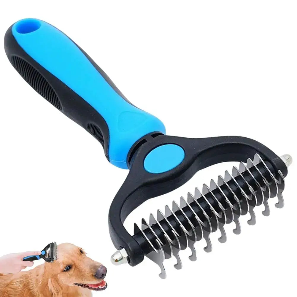 Professional Pet Deshedding Brush Dog Hair Remover Pet Fur Knot Cutter Puppy Cat Comb Brushes Dogs Grooming Shedding Supplies