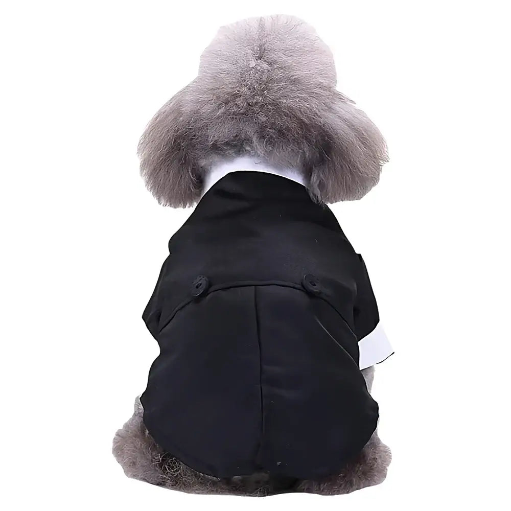 Pet Costume Suits - Lightweight Tuxedos, Suitable for Weddings/Christmas, with Adjustable Bow Ties and Breathable Mesh Fabric
