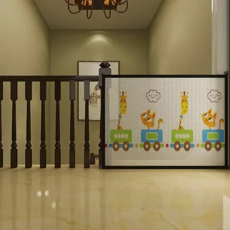 Pet Isolated Network Pet Dog Barrier Fences Stairs Gate New Folding Breathable Mesh Playpen For Dog Safety Fence Baby Gate Fence