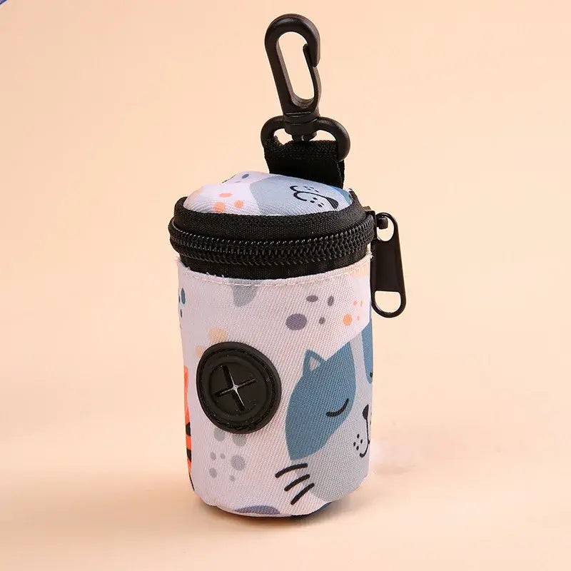 Pet Dog Poop Bags with Holder Outdoor Training Waste Disposal Bag Handy Durable Doggy Trash Bag for Walks And Hikes