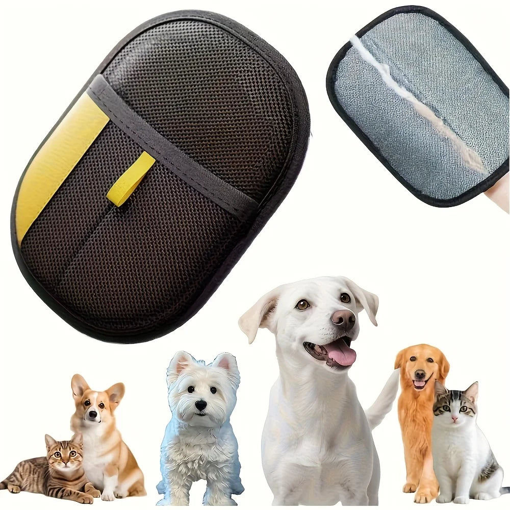 pet hair removal gloves for cats and dogs, reusable grooming tool for removing fur from sofas, carpets, clothes, and home surfaces