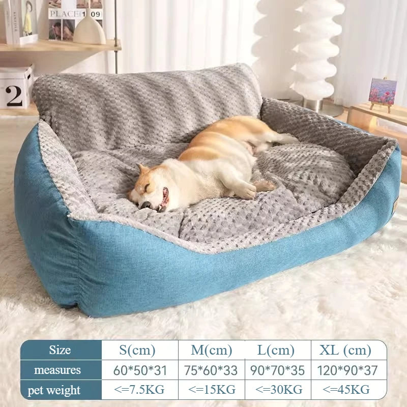 Dog Beds for Large Dogs/autumn and winter Warm Bed Pet Mat – Extra Large Size for Big Breeds/human bed Washable/Cover bed/sofa with a sleeping dog.