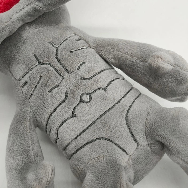 cartoon game character plush toys gray Demogorgon stuffed doll, 20cm movie-inspired Halloween gift for kids