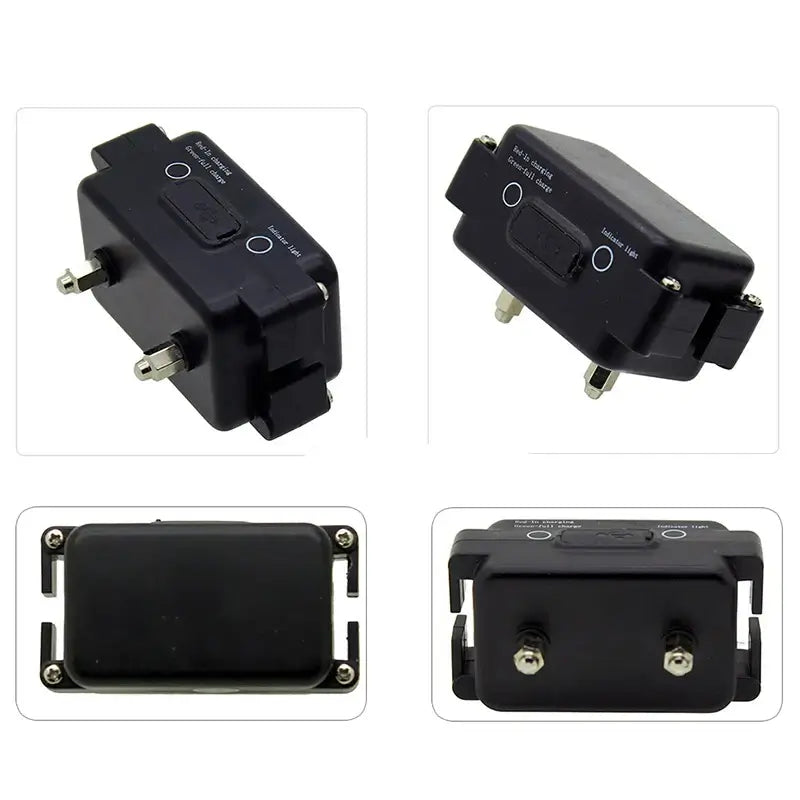 Waterproof Rechargeable Electronic Dog Fence Dog Training Collars Shock Collar Pet Containment System with Electric Transmitter