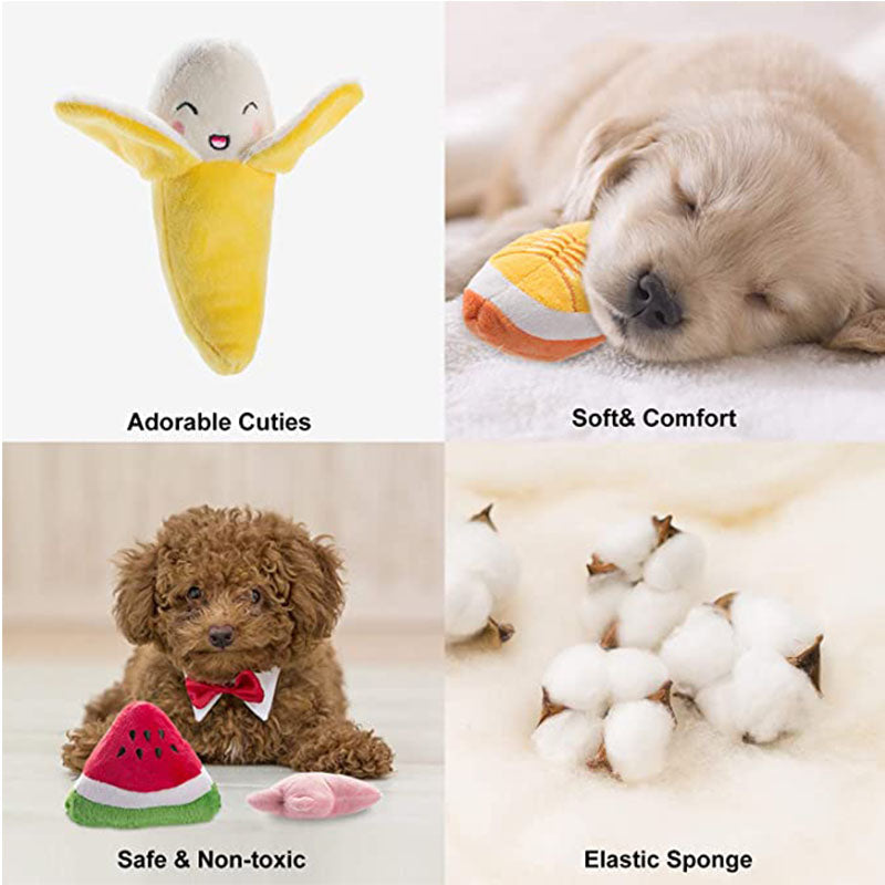 plush squeaky dog chew toy for small and medium dogs, soft fleece pet toy, safe non-toxic chew toy