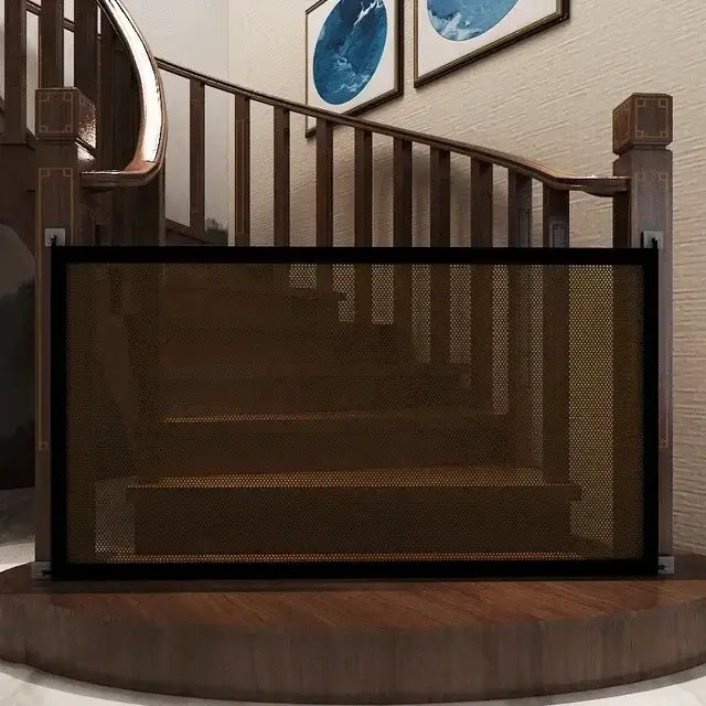 Pet Isolated Network Pet Dog Barrier Fences Stairs Gate New Folding Breathable Mesh Playpen For Dog Safety Fence Baby Gate Fence