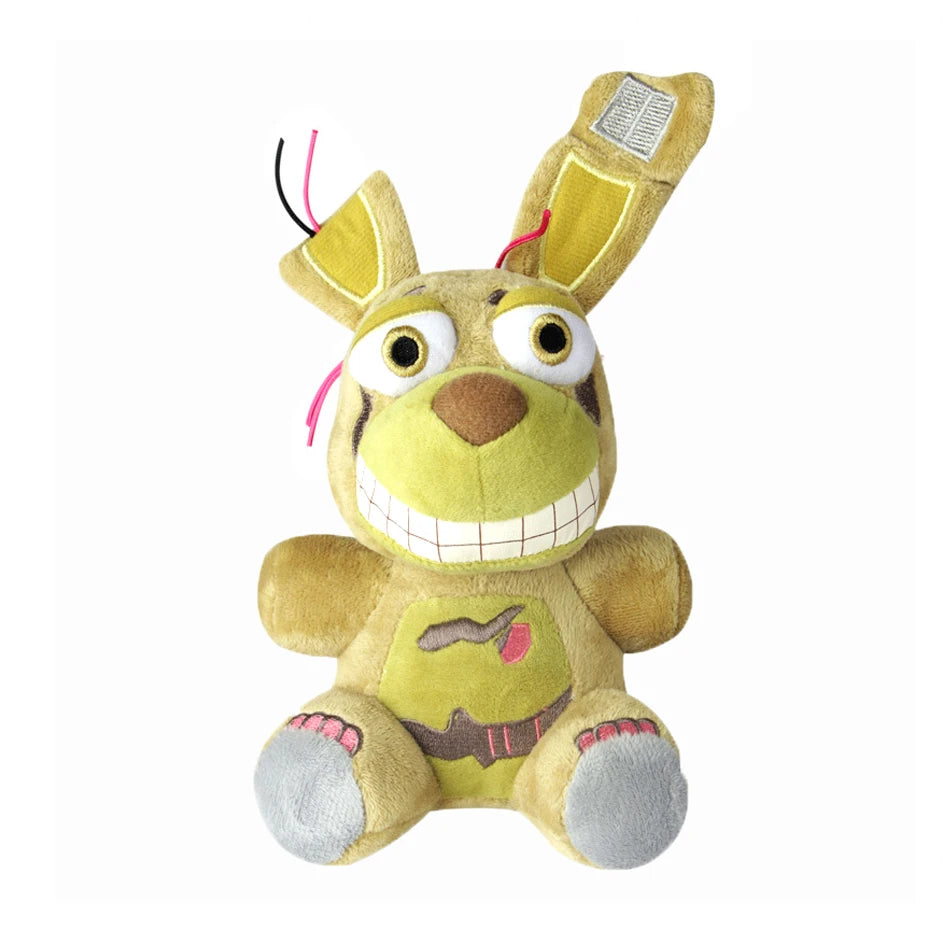 FNAF Freddy plush toy yellow stuffed rabbit bear game character plush doll for kids birthday gift