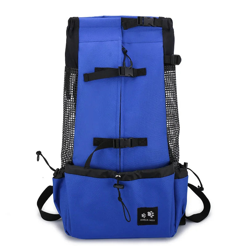 Outdoor Travel Puppy Medium Dog Backpack for Small Dogs Breathable Walking French Bulldog Carrier Bags Accessories Pet Supplies