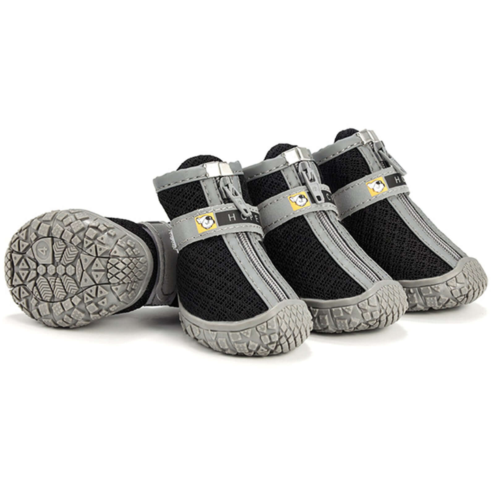 Dog Shoes Non-Slip Soles Thick Plush Protection Paw Pet Shoes Warm For Dog Non-Slip Dog Shoes Breathable Climbing Pets Booties