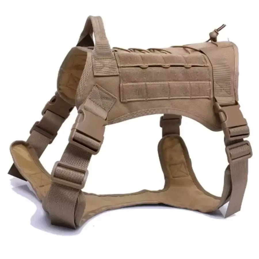 Skin military training dog harness padded quick release vest for small, medium and large dogs, adjustable tactical pet harness