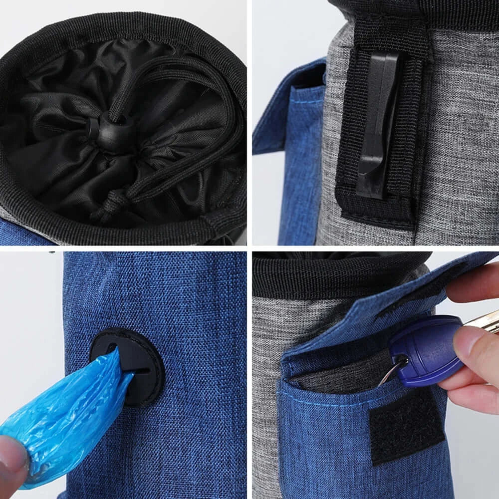 Details of Dog outdoor training bag Dog Fanny pack therapy bag with pockets for dog treats and accessories.