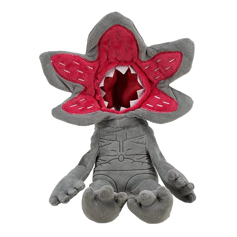 cartoon game character plush toys Eleven Demogorgon stuffed doll 20cm gray red Halloween gift for kids and babies