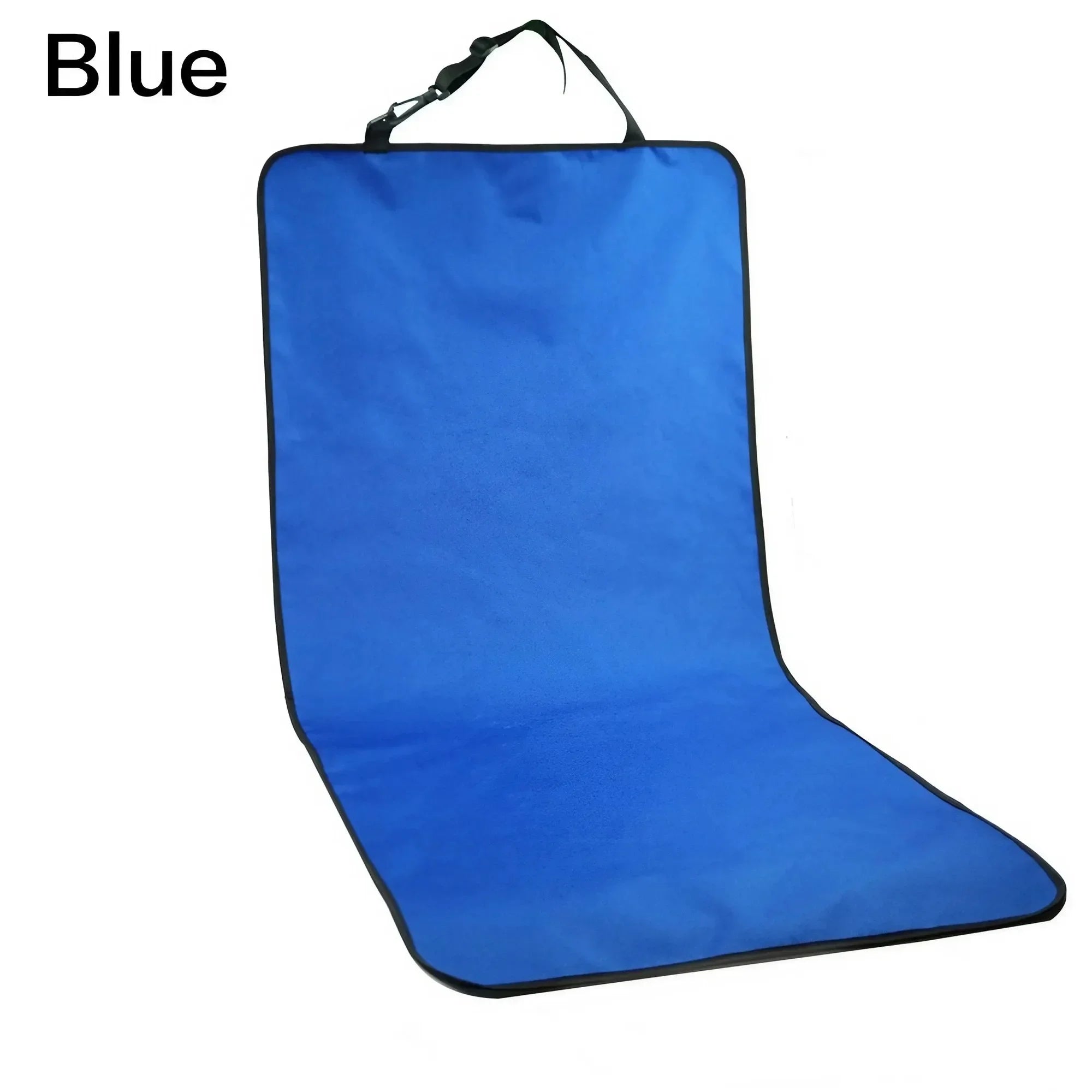 Blue waterproof non-slip dog car seat cover for pets, durable Oxford cloth car seat protector