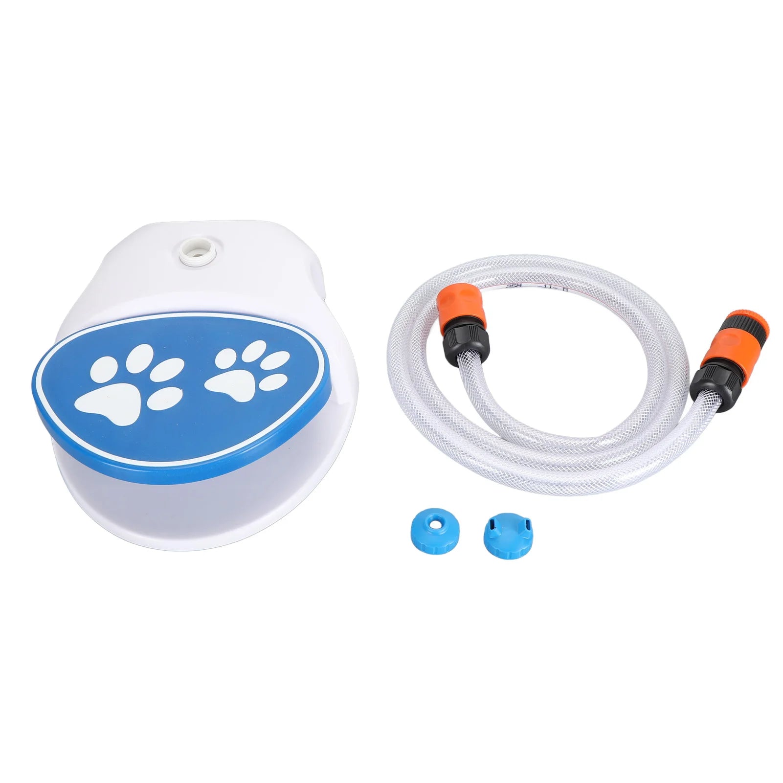 Outdoor Dog Water Fountain Dog Foot Step Water Feeder 2 Water Dispensing Modes Convenient Paw Activated Sensitive for Lawn