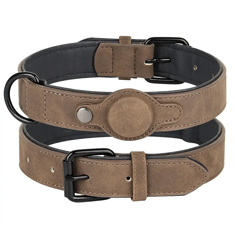 Dog Collar High Quality PU Leather Pet Collars Anti-lost Tag Collar Adjustable for Small Medium Dogs Chihuahua Pug Accessories