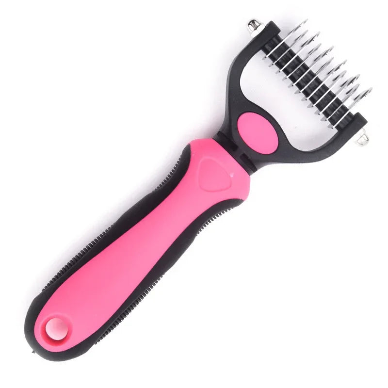 Pet Deshedding Brush Cat Comb Self Cleaning Hair Remover Grooming Tool for Dog and Cats De-Matting Comb Cleaning Pets Supplies