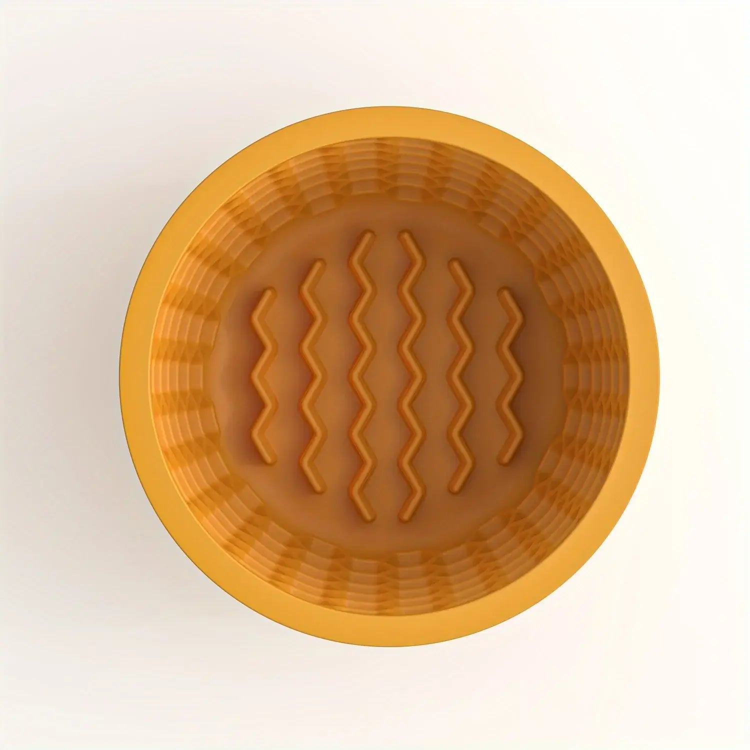 silicone slow feeder dog bowl with anti-slip distraction design for small to medium dogs, promotes healthy digestion