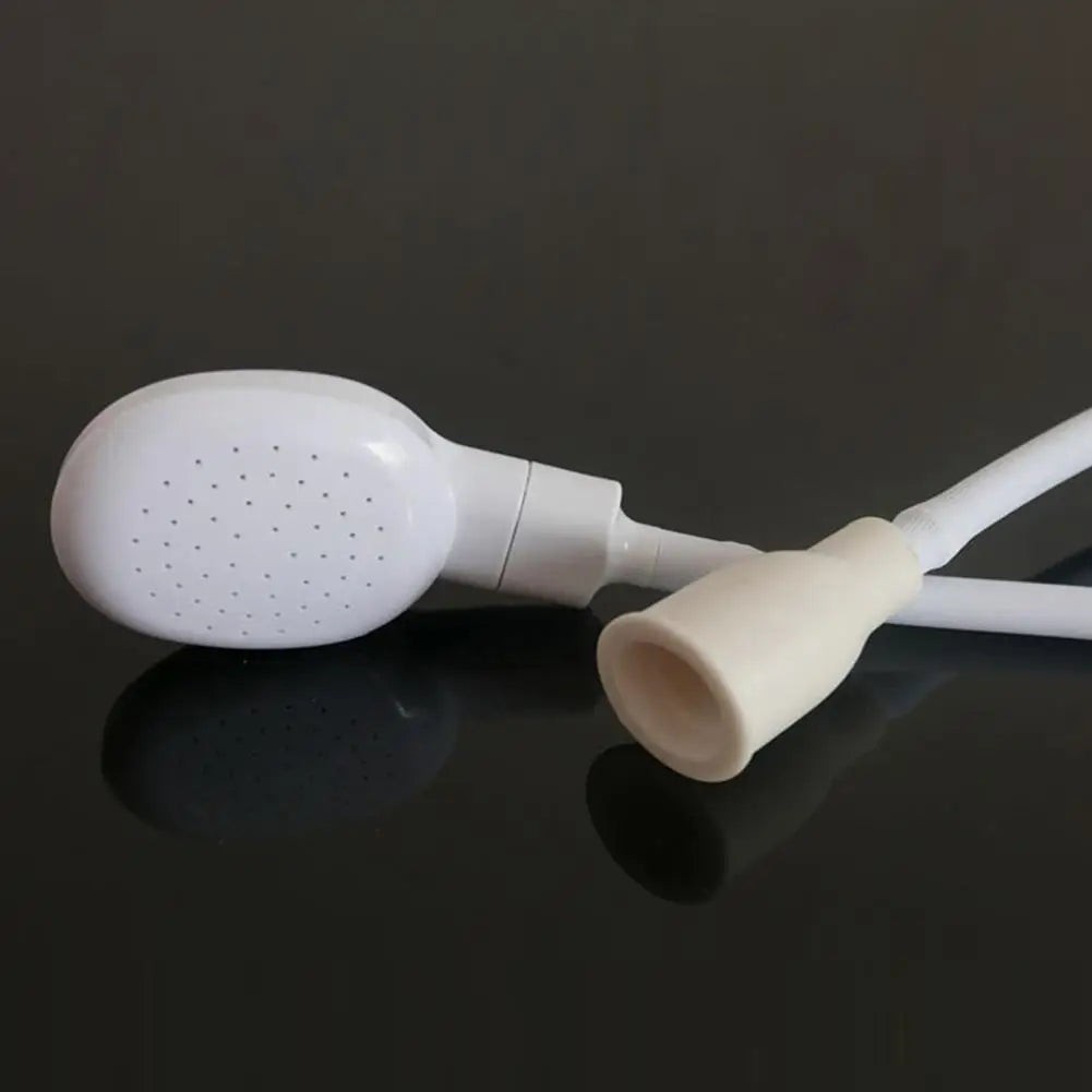 pet bathing shower handheld pet shower head for dog and cat grooming, easy cleaning sprayer, white ABS multifunctional tool