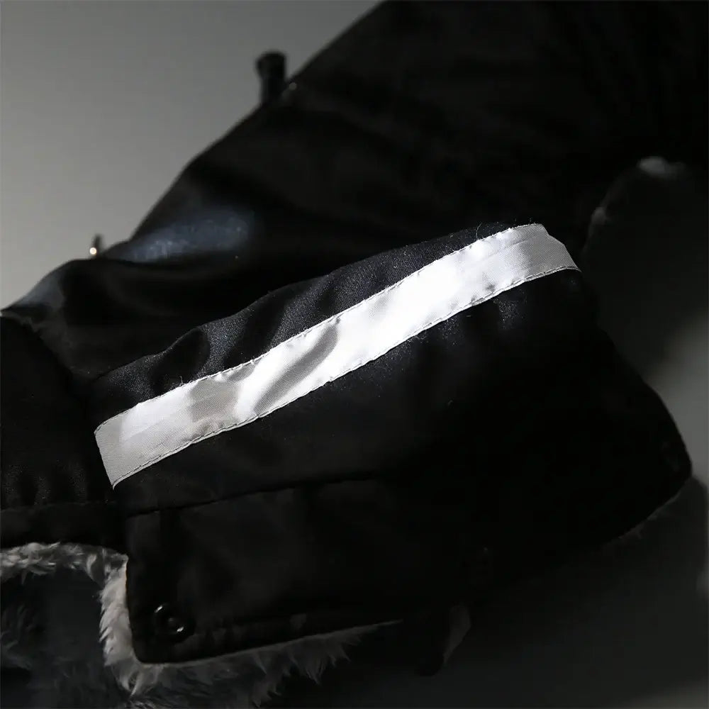 Thicken Warm Dog Jumpsuit Winter Pet Dogs Clothes for Chihuahua Coat Waterproof Hoodie Puppy Overalls Poodle Jacket Pet Apparel sleeve detail