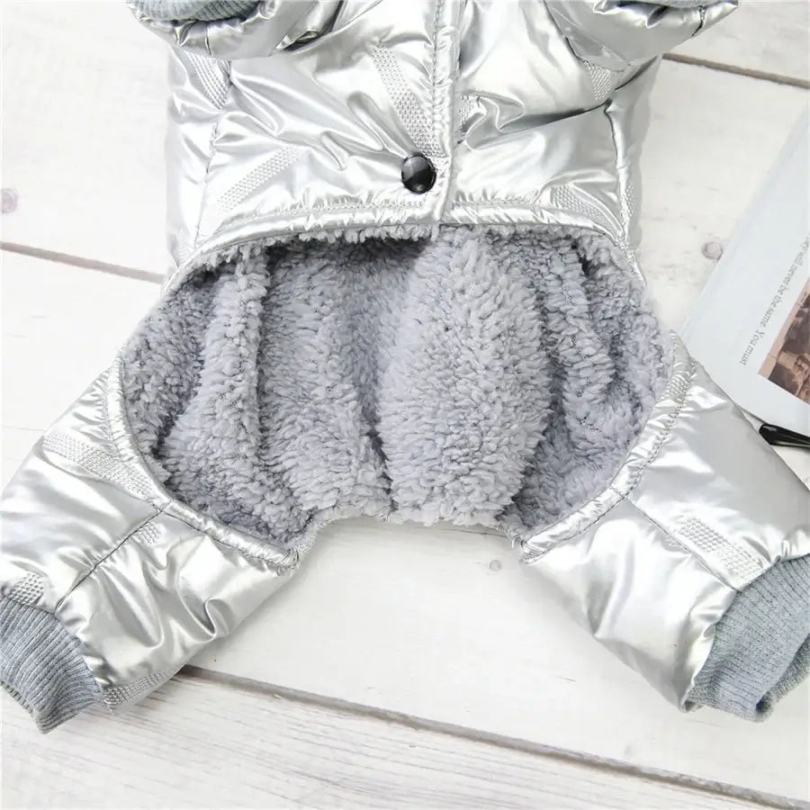 Thicken Warm Dog Jumpsuit Winter Pet Dogs Clothes for Chihuahua Coat Waterproof Hoodie Puppy Overalls Poodle Jacket Pet Apparel interior view