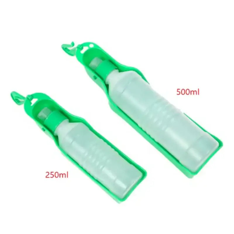 portable dog water bottle for travel, 250ml and 500ml pet drinking cup for dogs and cats