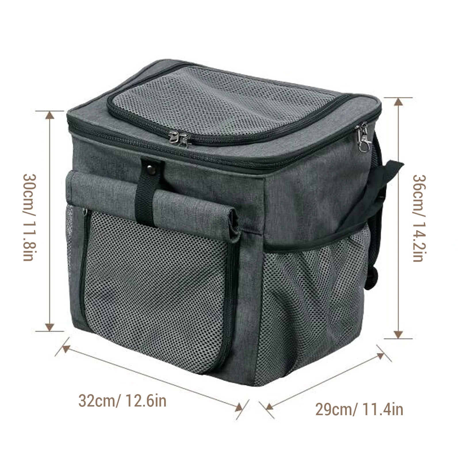 Dog Bike Basket Pet Oxford Cloth Carrier Backpack Expandable Puppy Backpack Pannier for Small Medium Cats Dogs