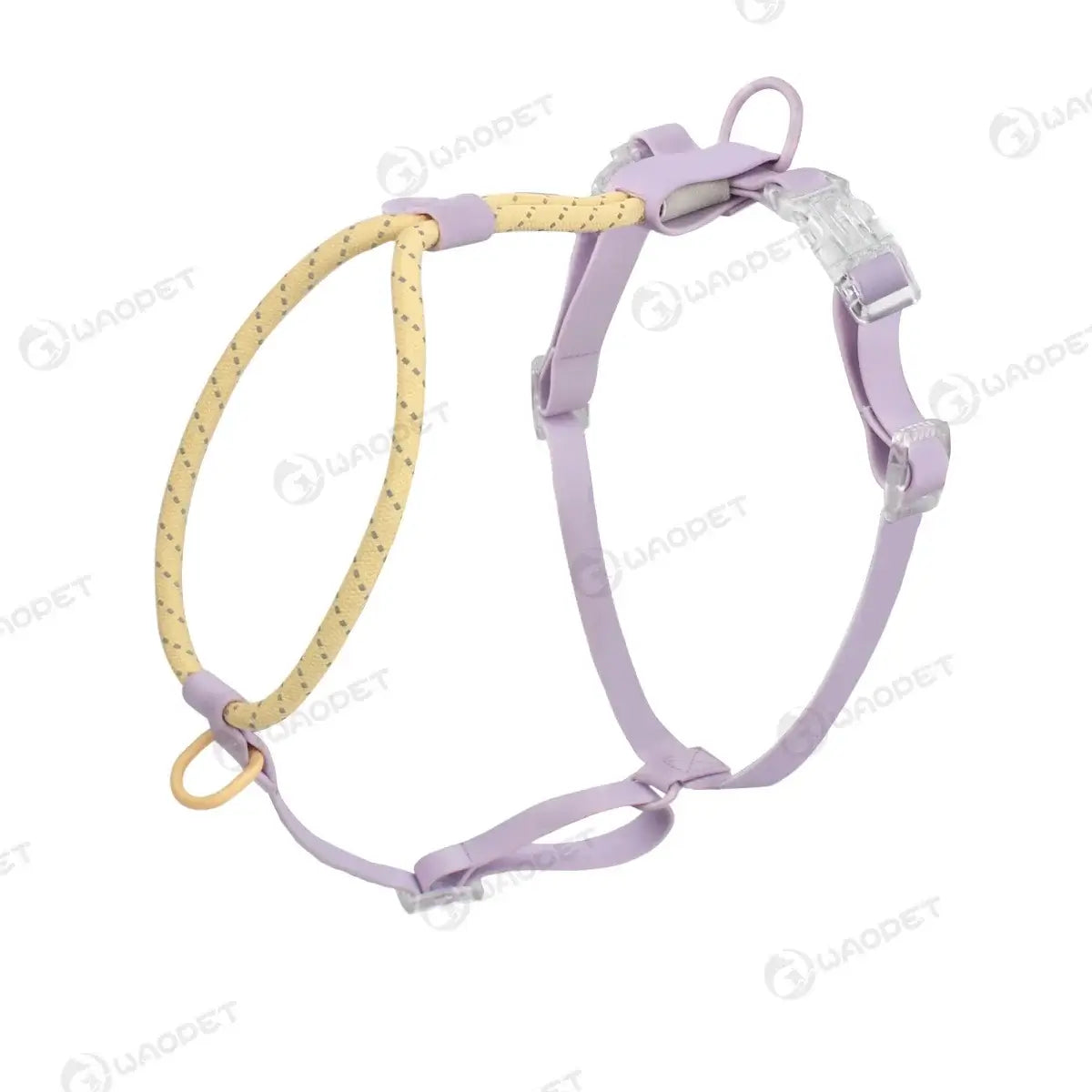 Purple cooling no pull dog harness vest with nylon and PVC splicing, for medium and large dogs, German Shepherd, summer walk