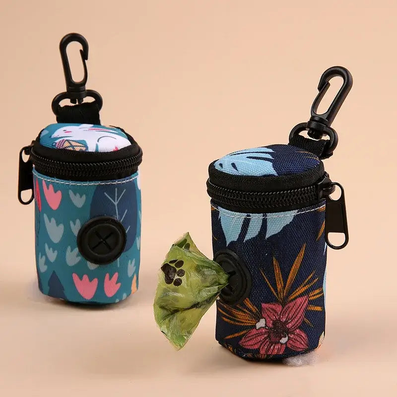 Pet Dog Poop Bags with Holder Outdoor Training Waste Disposal Bag Handy Durable Doggy Trash Bag for Walks And Hikes
