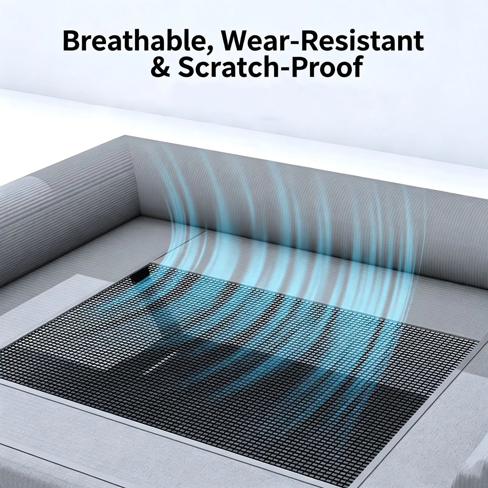 elevated cooling dog cot bed breathable mesh, wear-resistant and scratch-proof for indoor outdoor pet comfort