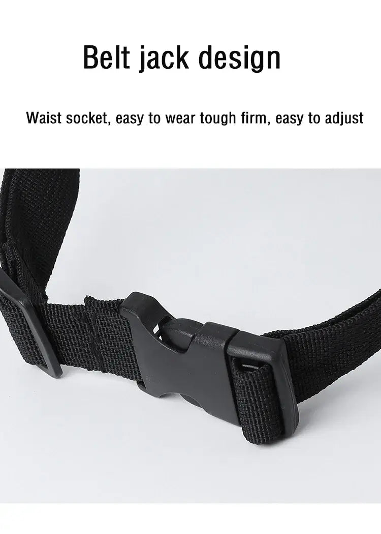 Belt jack design of Dog outdoor training bag Dog Fanny pack therapy bag for easy adjustment and comfortable wear.