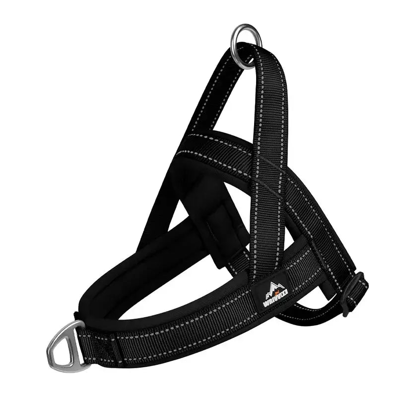 Escape-Proof Tactical Dog Harness with Soft Padded Durable Adjustable No Pull Easy Walking Training Large Dogs Vest Arnés Perro