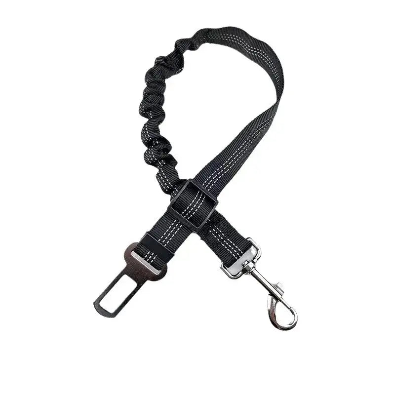 Dog Safety Leash Adjustable Retractable Cushioning Elastic Pet Leash Car Seat Seat Belt Safety Rope Tug Rope
