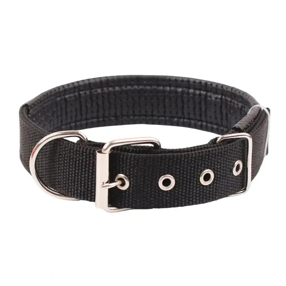 Dog Collars,Nylon,Adjustable Dog Neck Circle,Long-lasting Pet Neck Strap,with Traction Ring,Teddy Keji Pitbull,Pet Supplies