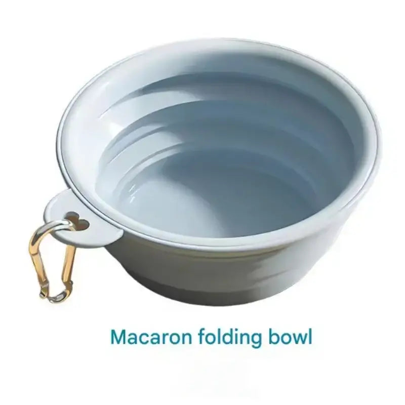 New 350ML Collapsible Pet Bowl Folding Dog Dish Water for Dogs And Cats Drinking Fountain Portable Travel Bowl for Pets