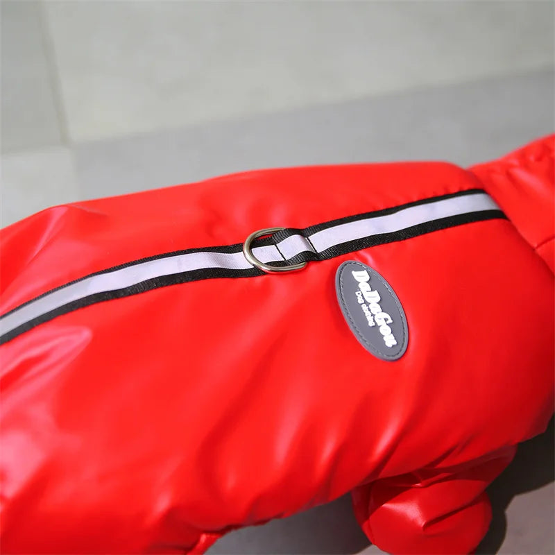 Thicken Warm Dog Jumpsuit Winter Pet Dogs Clothes for Chihuahua Coat Waterproof Hoodie Puppy Overalls Poodle Jacket Pet Apparel