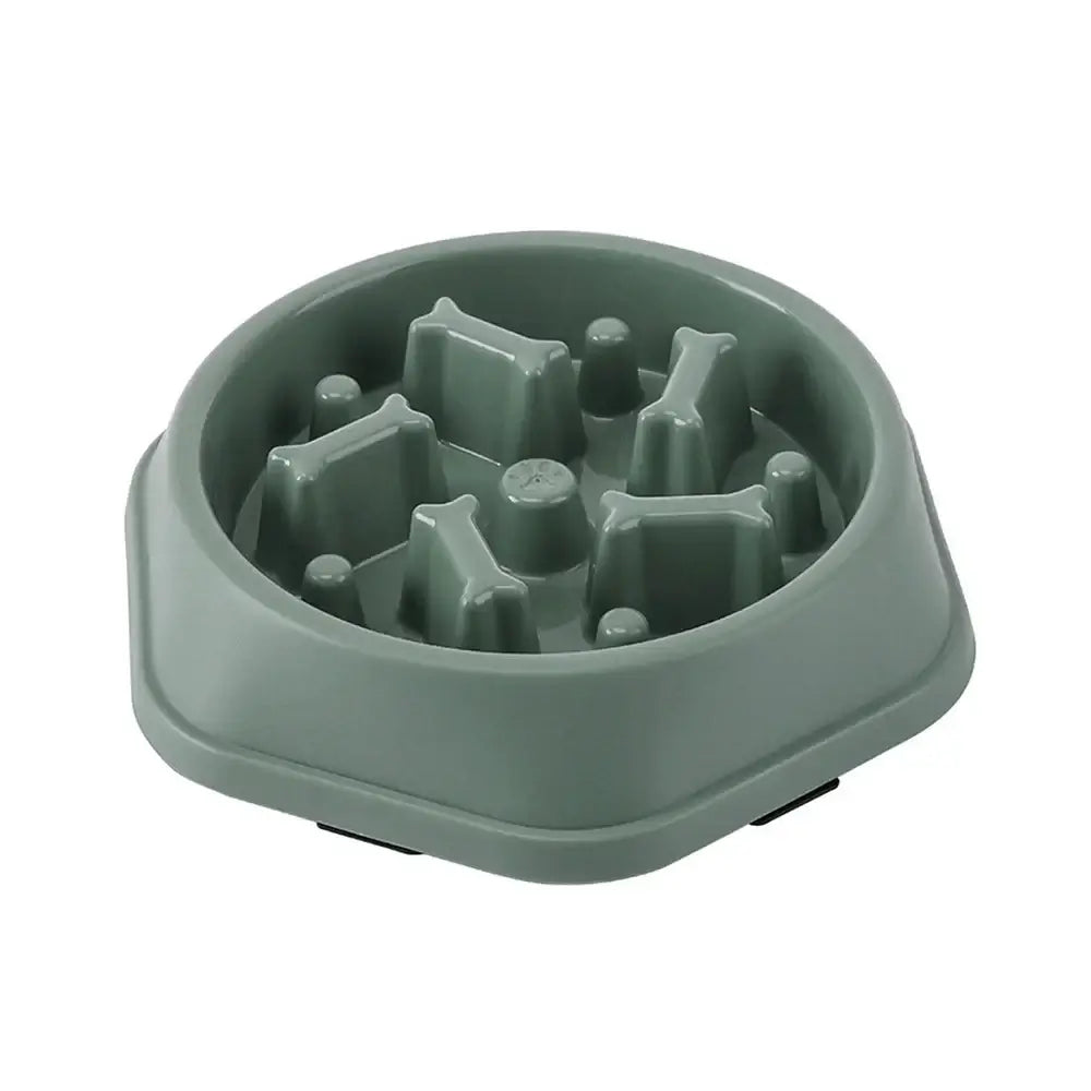 Slow Feeder Dog Bowls Slow Eating Pet Bowls Puzzle Anti-Gulping Interactive Bloat Durable Preventing Choking Healthy Dogs Bowl