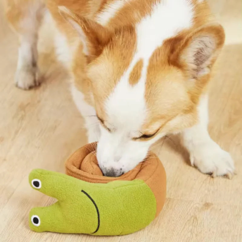 snail sniffing mat for dogs and cats interactive odor-hiding puzzle toy for sniffing and training